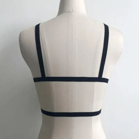 Strappy Elastic Pentagram Chest Harness Size Large - Picture 4 of 7